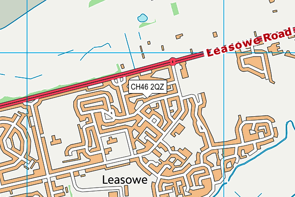 CH46 2QZ map - OS VectorMap District (Ordnance Survey)