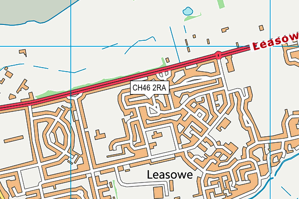 CH46 2RA map - OS VectorMap District (Ordnance Survey)