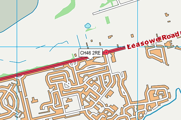 CH46 2RE map - OS VectorMap District (Ordnance Survey)