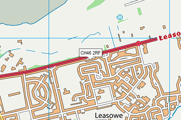 CH46 2RF map - OS VectorMap District (Ordnance Survey)