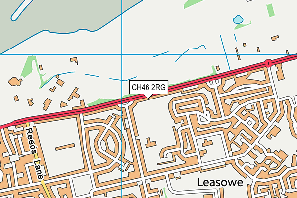 CH46 2RG map - OS VectorMap District (Ordnance Survey)