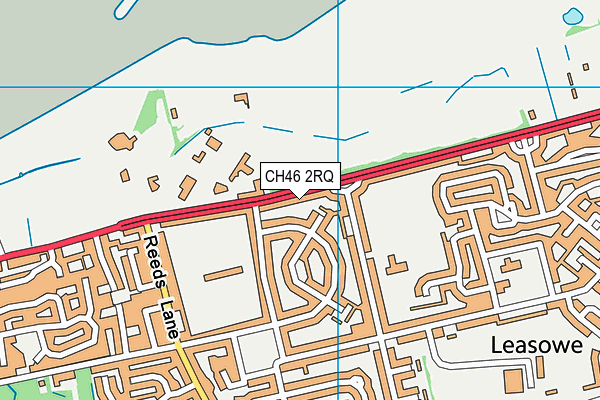 CH46 2RQ map - OS VectorMap District (Ordnance Survey)