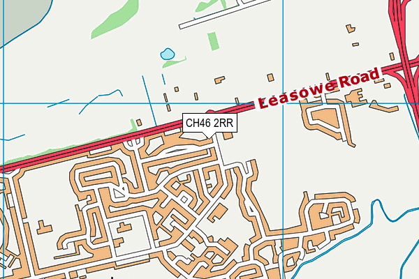 CH46 2RR map - OS VectorMap District (Ordnance Survey)