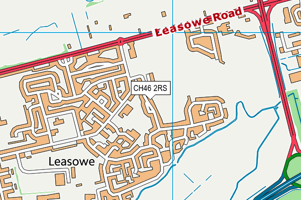 CH46 2RS map - OS VectorMap District (Ordnance Survey)