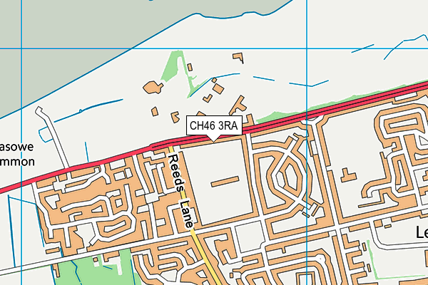 CH46 3RA map - OS VectorMap District (Ordnance Survey)