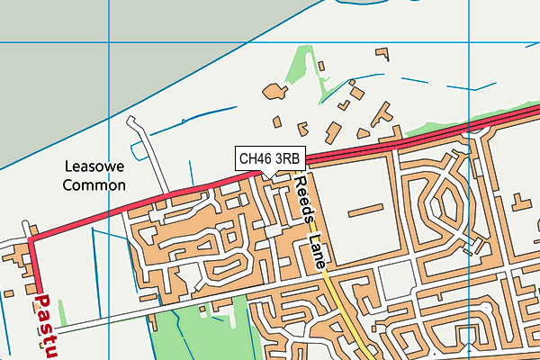 CH46 3RB map - OS VectorMap District (Ordnance Survey)