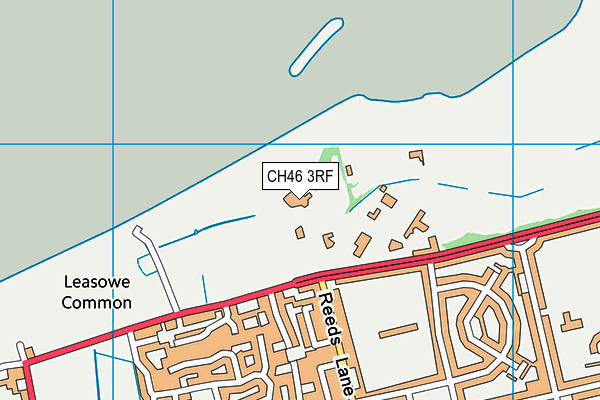 CH46 3RF map - OS VectorMap District (Ordnance Survey)