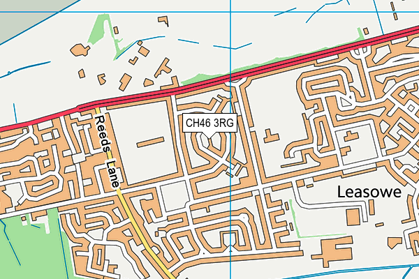 CH46 3RG map - OS VectorMap District (Ordnance Survey)