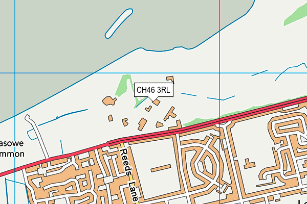 CH46 3RL map - OS VectorMap District (Ordnance Survey)