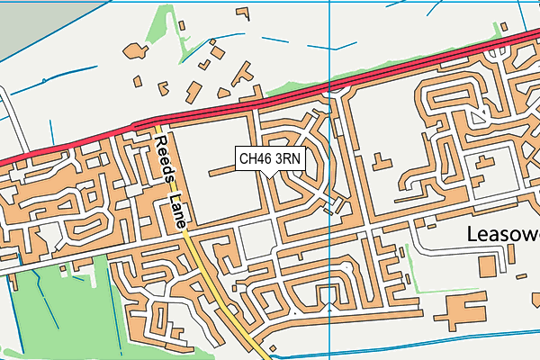 CH46 3RN map - OS VectorMap District (Ordnance Survey)