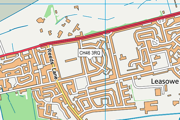 CH46 3RQ map - OS VectorMap District (Ordnance Survey)