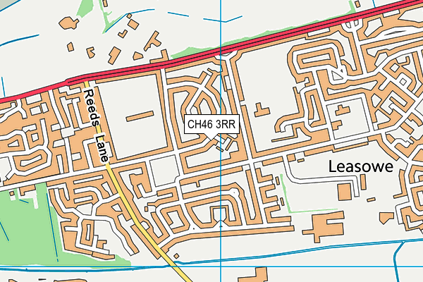 CH46 3RR map - OS VectorMap District (Ordnance Survey)