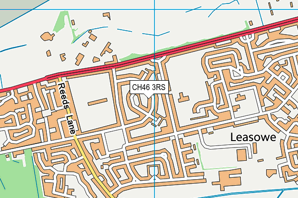 CH46 3RS map - OS VectorMap District (Ordnance Survey)