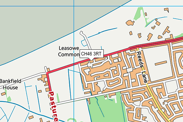 CH46 3RT map - OS VectorMap District (Ordnance Survey)