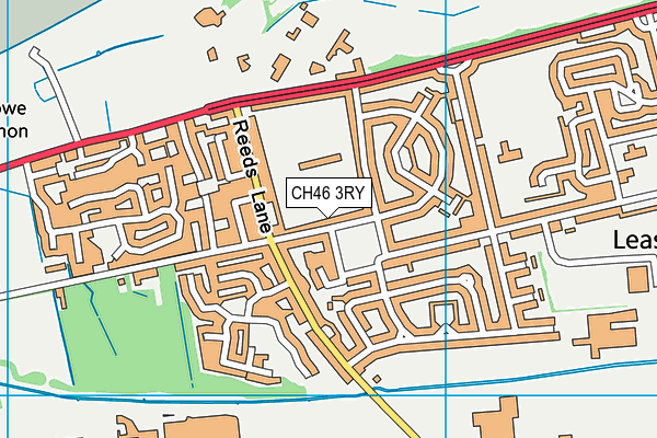 CH46 3RY map - OS VectorMap District (Ordnance Survey)