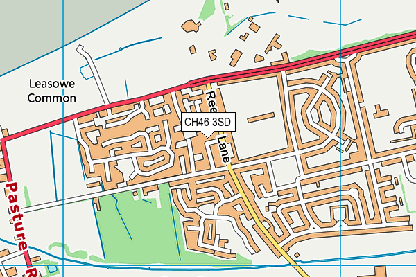 CH46 3SD map - OS VectorMap District (Ordnance Survey)