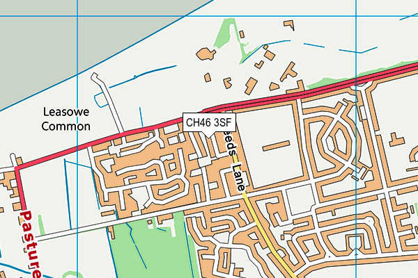 CH46 3SF map - OS VectorMap District (Ordnance Survey)