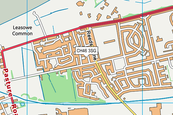 CH46 3SG map - OS VectorMap District (Ordnance Survey)