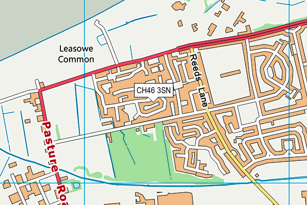 CH46 3SN map - OS VectorMap District (Ordnance Survey)