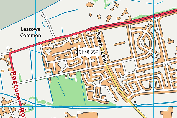 CH46 3SP map - OS VectorMap District (Ordnance Survey)