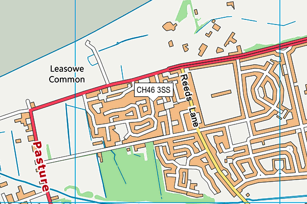 CH46 3SS map - OS VectorMap District (Ordnance Survey)