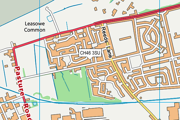 CH46 3SU map - OS VectorMap District (Ordnance Survey)