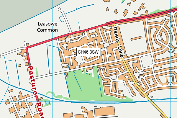 CH46 3SW map - OS VectorMap District (Ordnance Survey)