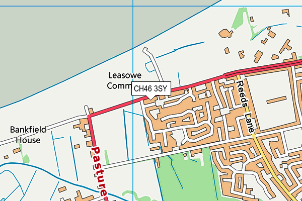 CH46 3SY map - OS VectorMap District (Ordnance Survey)