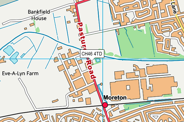 CH46 4TD map - OS VectorMap District (Ordnance Survey)