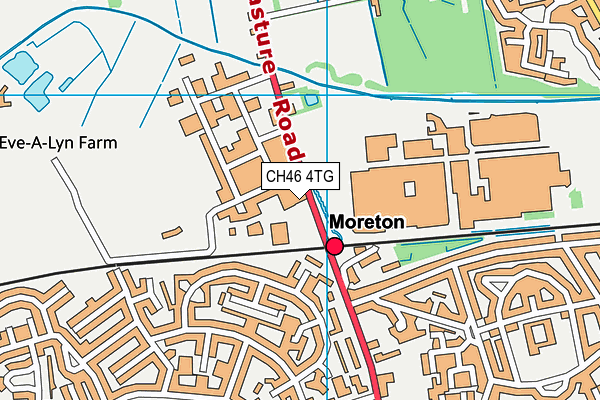 CH46 4TG map - OS VectorMap District (Ordnance Survey)