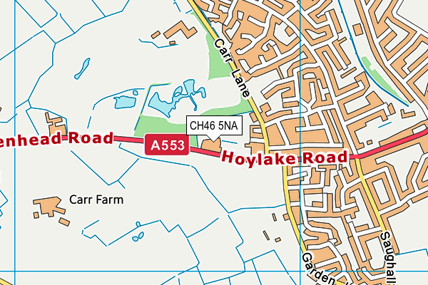 CH46 5NA map - OS VectorMap District (Ordnance Survey)