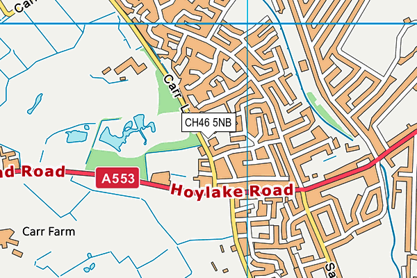 CH46 5NB map - OS VectorMap District (Ordnance Survey)