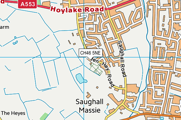 CH46 5NE map - OS VectorMap District (Ordnance Survey)