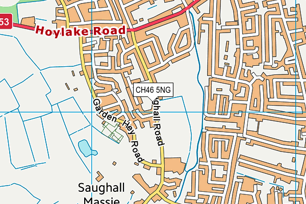 CH46 5NG map - OS VectorMap District (Ordnance Survey)