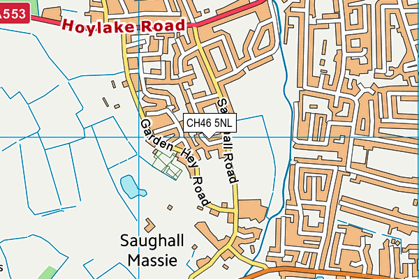 CH46 5NL map - OS VectorMap District (Ordnance Survey)