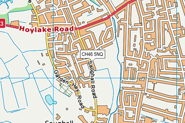 CH46 5NQ map - OS VectorMap District (Ordnance Survey)