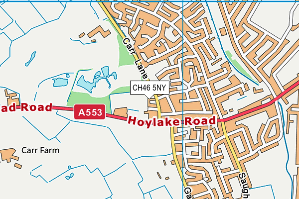 CH46 5NY map - OS VectorMap District (Ordnance Survey)