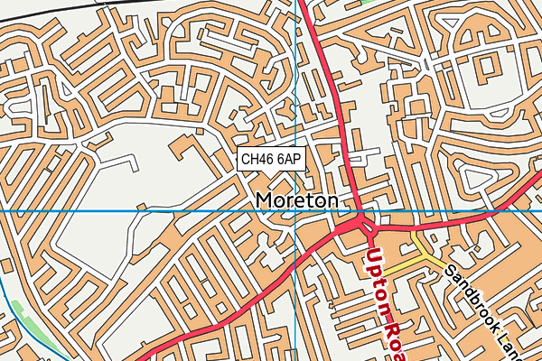 CH46 6AP map - OS VectorMap District (Ordnance Survey)