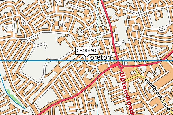 CH46 6AQ map - OS VectorMap District (Ordnance Survey)