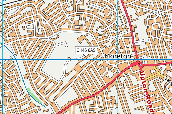Lingham Park map (CH46 6AS) - OS VectorMap District (Ordnance Survey)