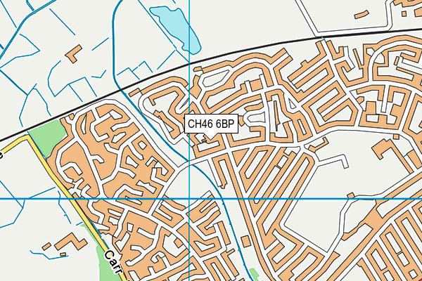 CH46 6BP map - OS VectorMap District (Ordnance Survey)