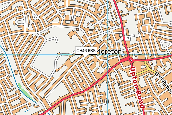 CH46 6BS map - OS VectorMap District (Ordnance Survey)