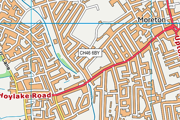 CH46 6BY map - OS VectorMap District (Ordnance Survey)