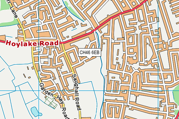 CH46 6EB map - OS VectorMap District (Ordnance Survey)