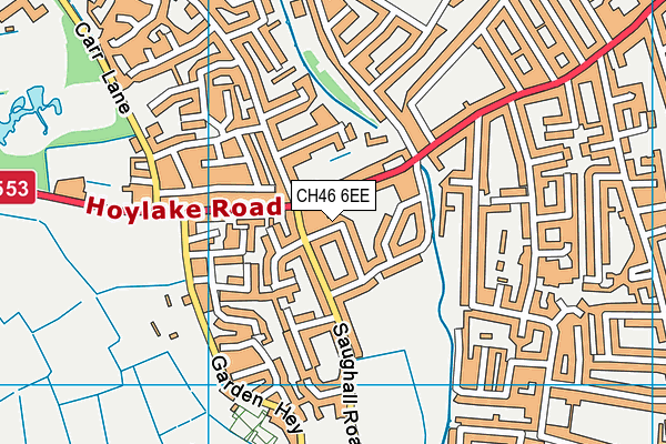 CH46 6EE map - OS VectorMap District (Ordnance Survey)