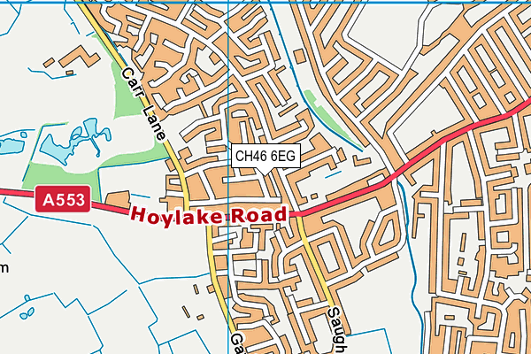 CH46 6EG map - OS VectorMap District (Ordnance Survey)