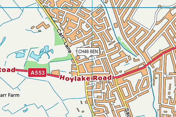 CH46 6EN map - OS VectorMap District (Ordnance Survey)