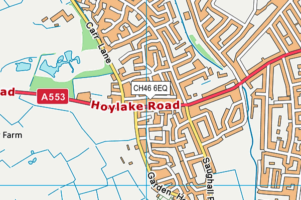 CH46 6EQ map - OS VectorMap District (Ordnance Survey)