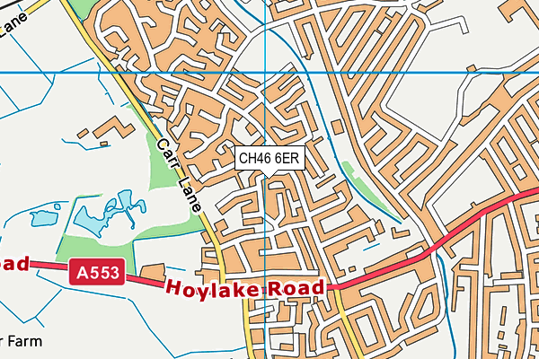 CH46 6ER map - OS VectorMap District (Ordnance Survey)