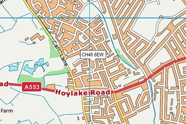 CH46 6EW map - OS VectorMap District (Ordnance Survey)